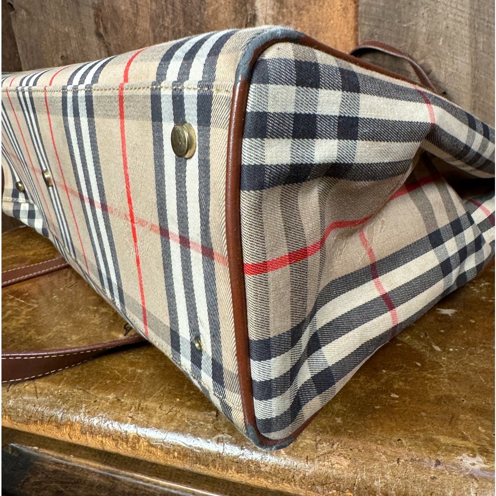 Burberry Plaid Tote - Picture 14 of 16